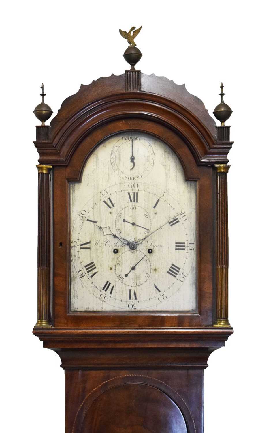 George III mahogany-cased 8-day longcase clock. William Tooke of Lynn