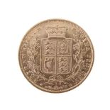 Queen Victoria gold sovereign, 1877