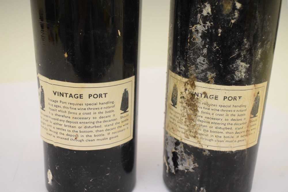 Two bottles of Sandeman Vintage Port, 1966 - Image 4 of 6