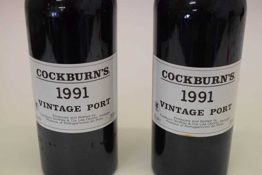 Two bottles of Cockburn's Vintage Port, 1991 - Image 3 of 6