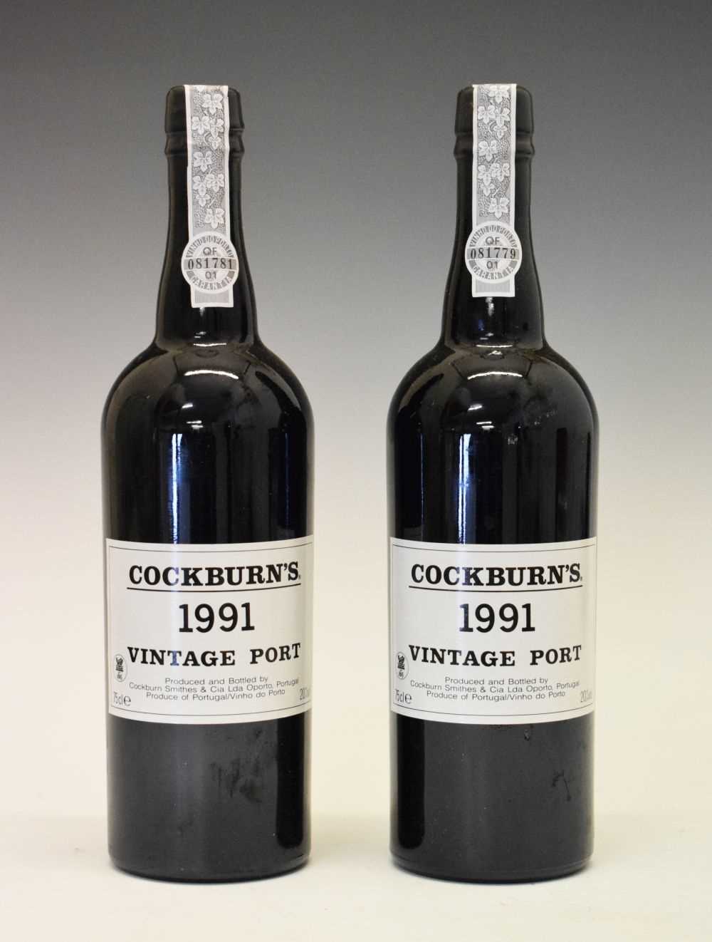 Two bottles of Cockburn's Vintage Port, 1991