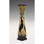 Moorcroft Pottery - Limited edition 'Wood Nymph' pattern tapered vase