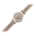 Accurist - Lady's 9ct gold wristwatch