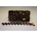 Mixed quantity of seventy-one Graham Farish and Peco loose N gauge wagons