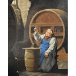 Thomas Selhorster (Dutch, 20th Century) - Oil on panel - The Monk