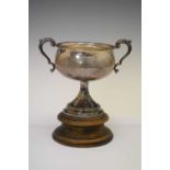 George V silver twin handled trophy