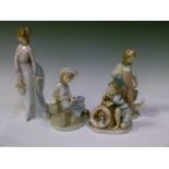 Lladro - Four boxed porcelain figures