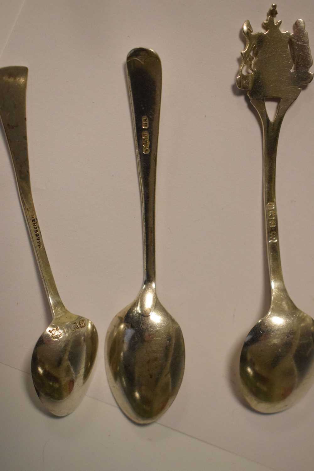 Part- Silver condiment set and sundry silver - Image 11 of 13