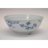 Large 18th Century Delft bowl (a/f)