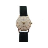 Smiths - Gentleman's vintage 9ct gold cased wristwatch