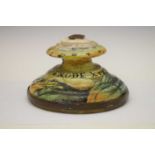 French faience socle 'Exode'