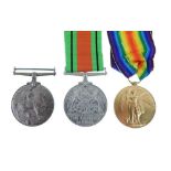 First World War medal pair and Second World War medal