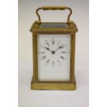 Early 20th Century brass carriage clock