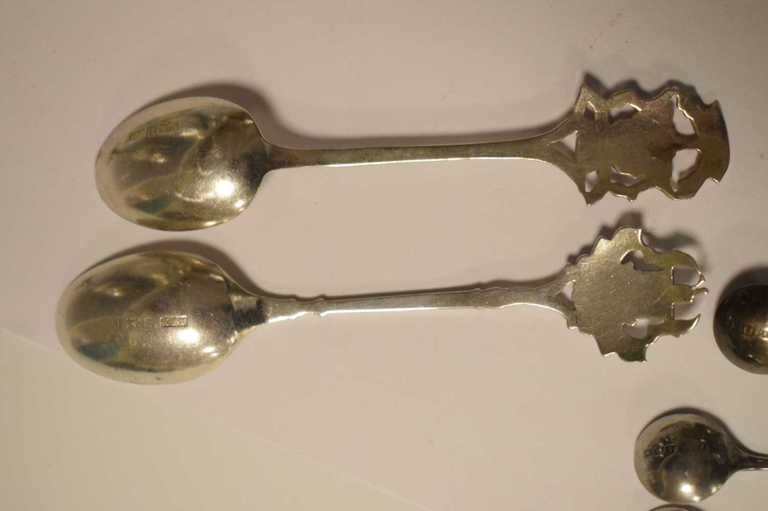 Part- Silver condiment set and sundry silver - Image 13 of 13