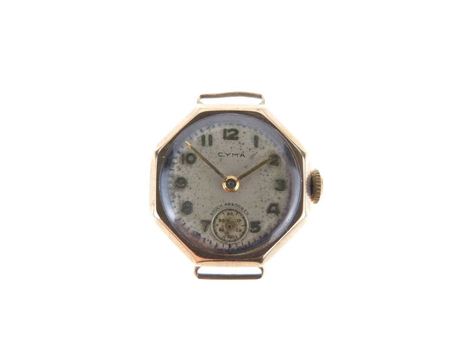 Cyma - Lady's 9ct gold cocktail watch