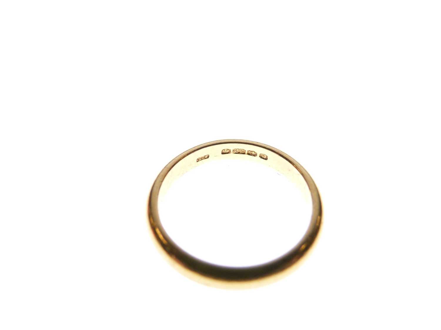 22ct gold wedding band - Image 3 of 4