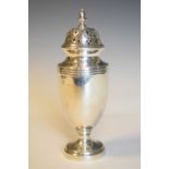 George V silver sugar caster