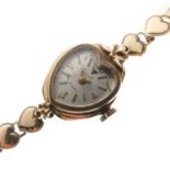 Lady's 9ct gold cocktail watch