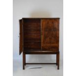 19th Century bookcase top on later yew wood stand