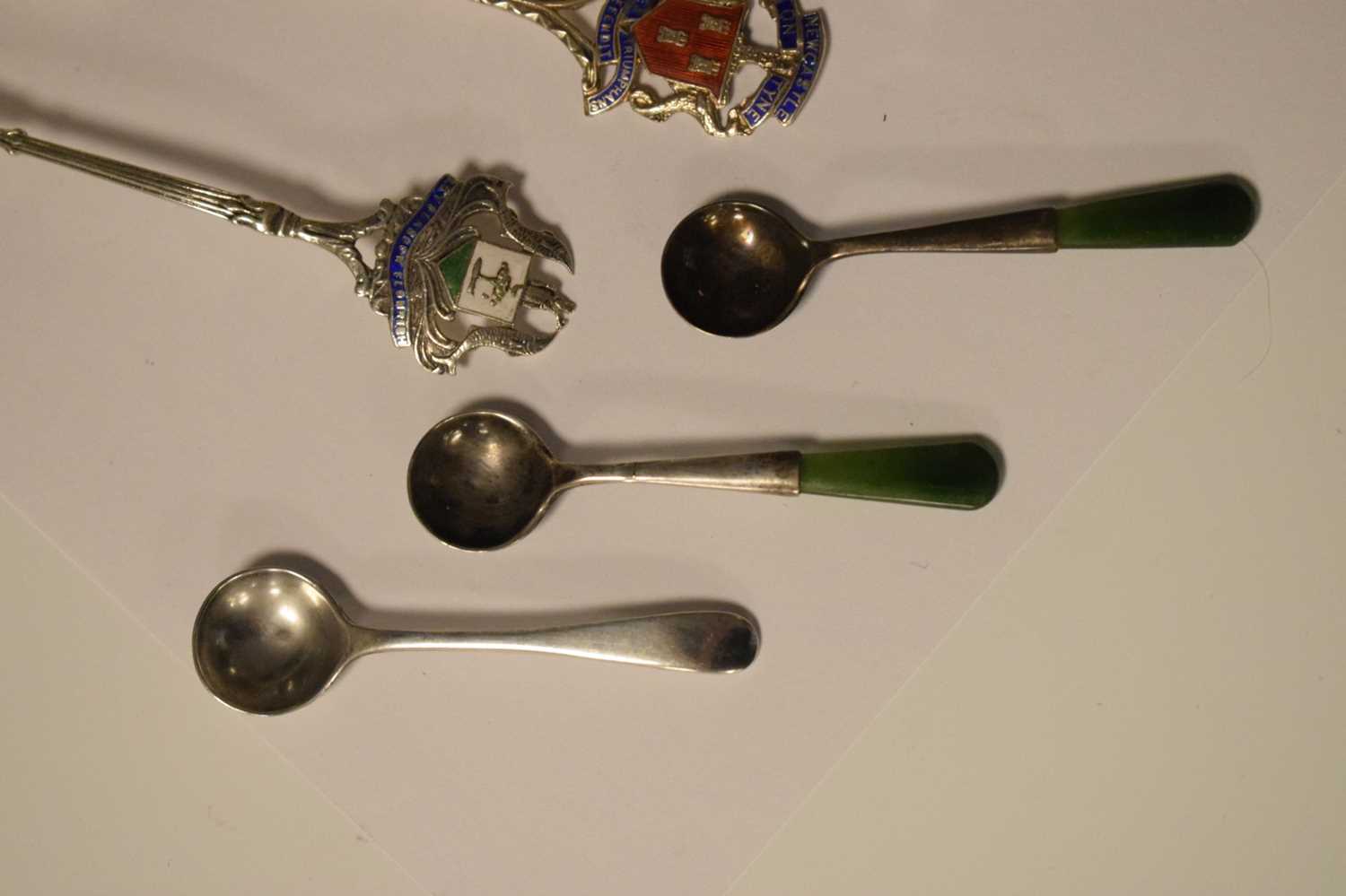 Part- Silver condiment set and sundry silver - Image 2 of 13