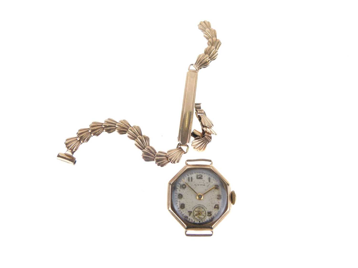 Cyma - Lady's 9ct gold cocktail watch - Image 2 of 5