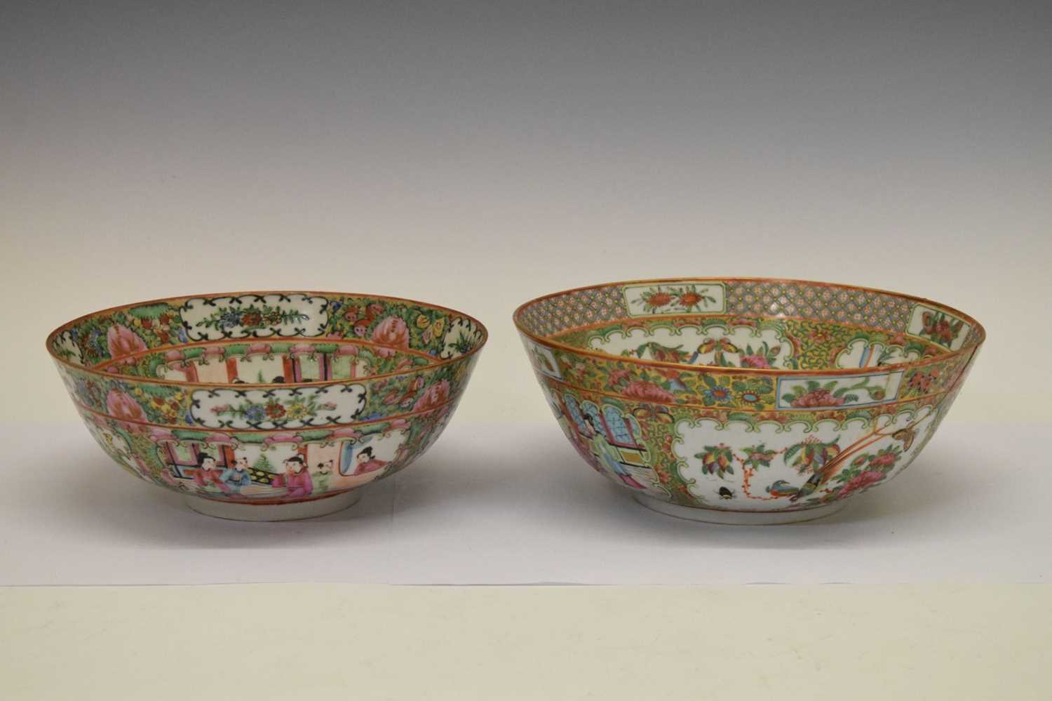Two Chinese Famille Rose bowls - Image 2 of 8