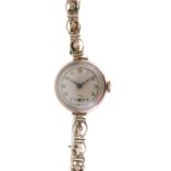 Lady's 9ct gold cased cocktail watch