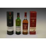 Glenmorangie Highland Whisky, and Glenfiddich Whisky