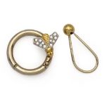 Pomellato, two 18kt yellow gold key rings