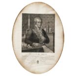 Print depicting Alessandro Volta