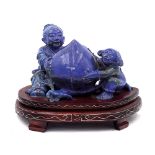 Lapis lazuli sculpture