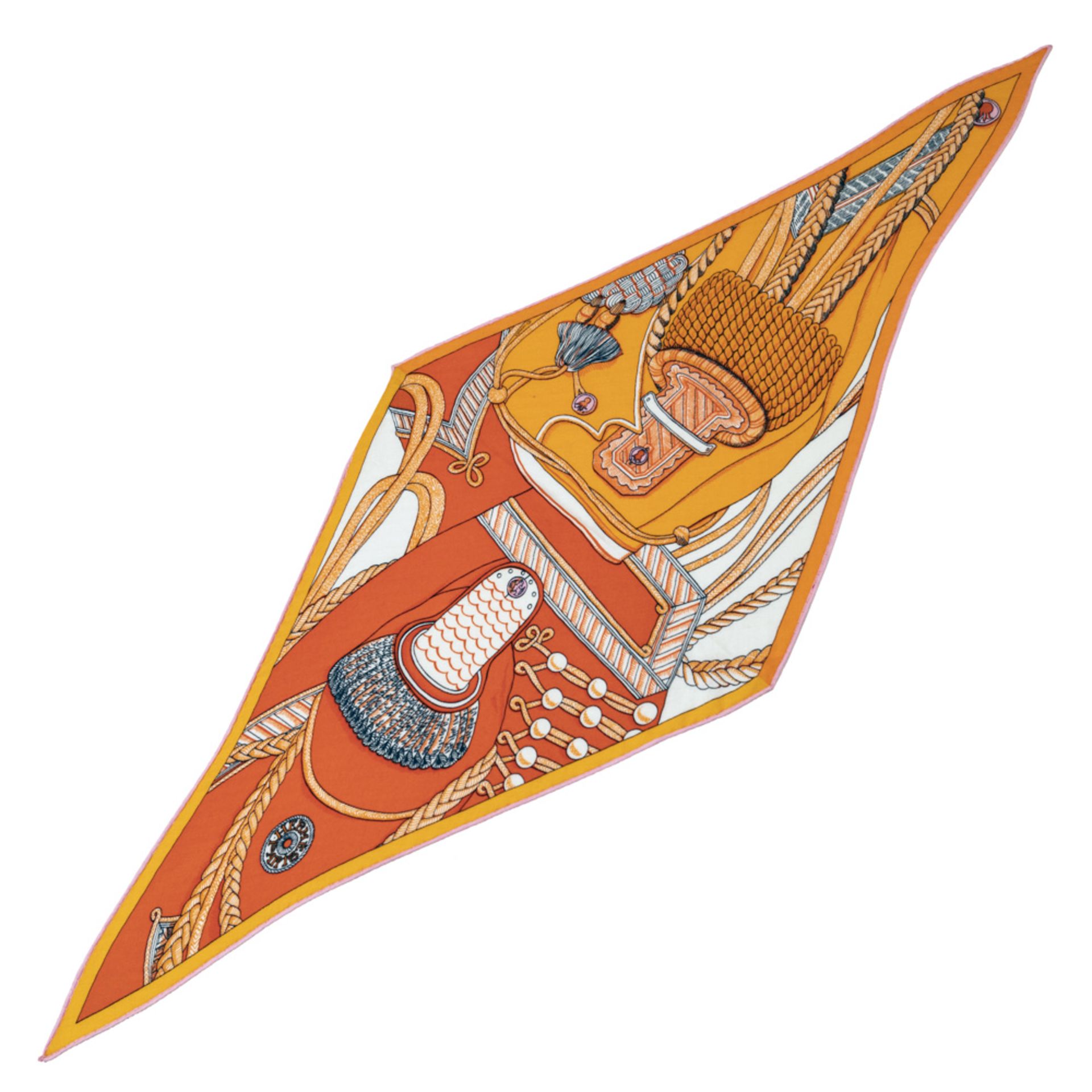 Hermes vintage rhombus scarf