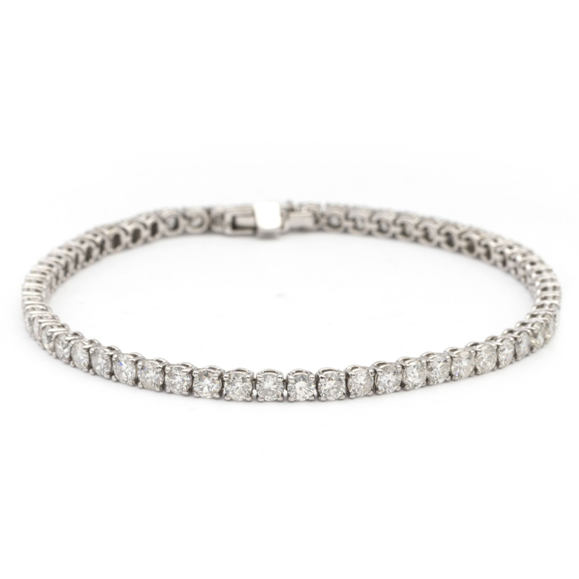 18kt white gold and diamonds Tennis bracelet