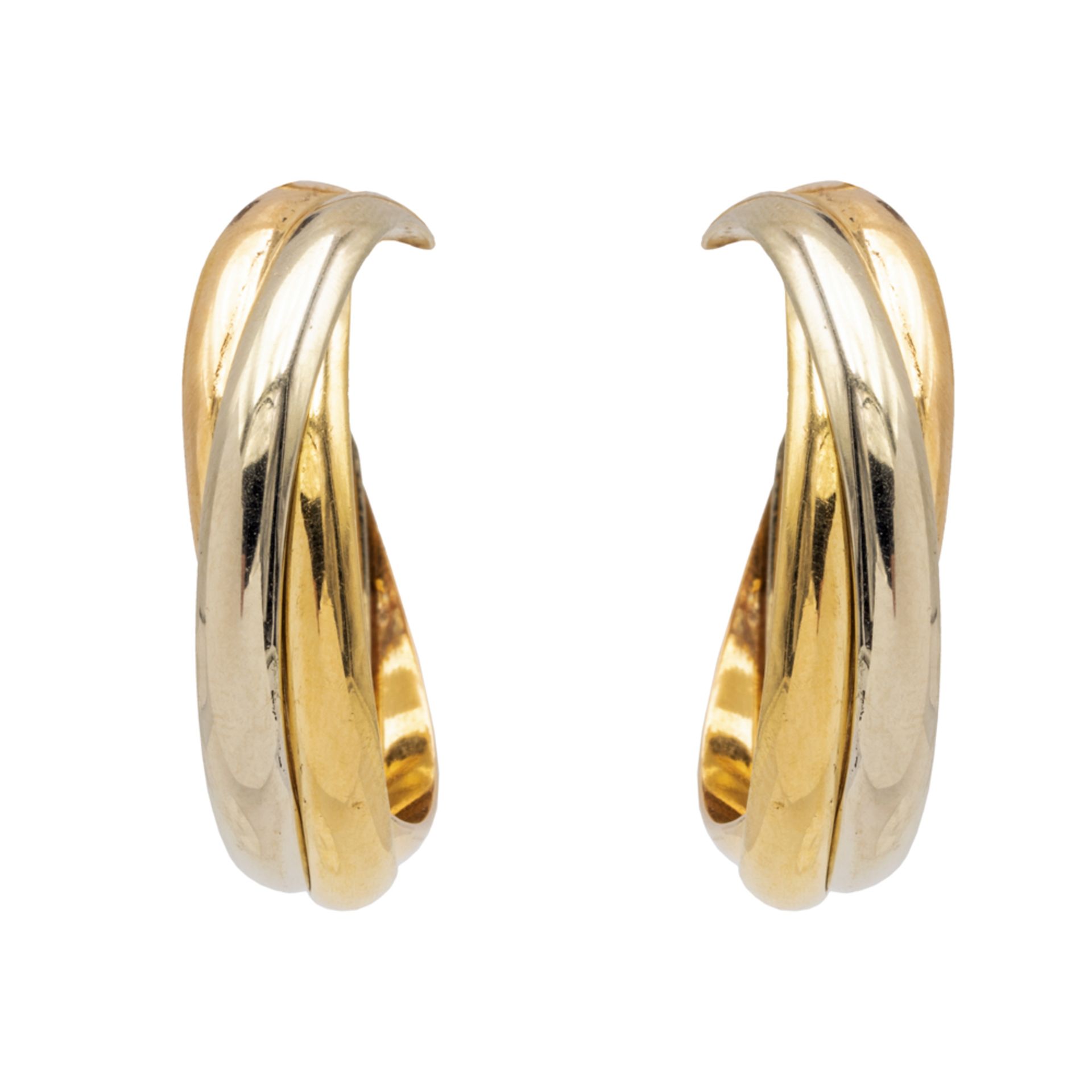 Cartier Trinity collection earrings