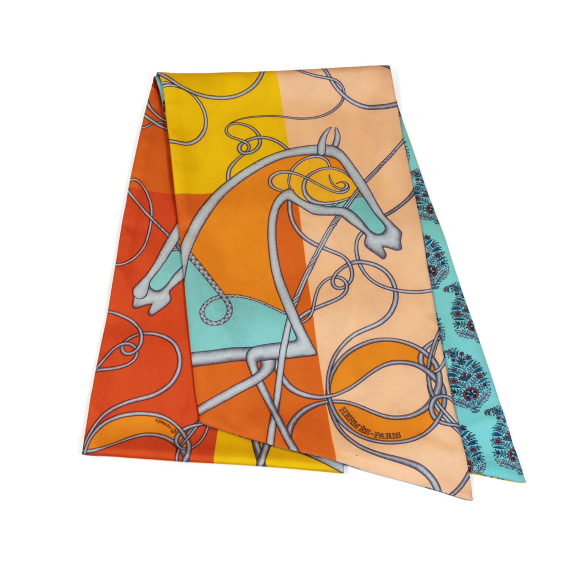 Hermes Maxi Twilly vintage scarf