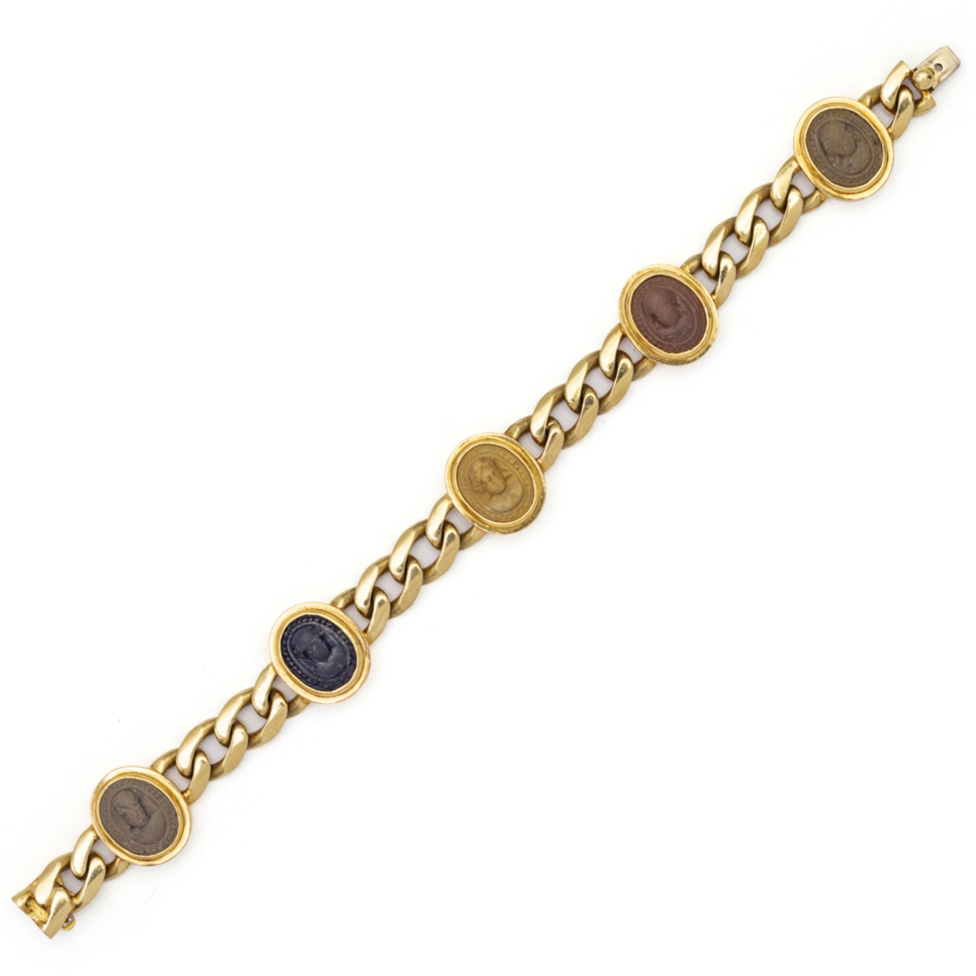 Bulgari groumette link bracelet