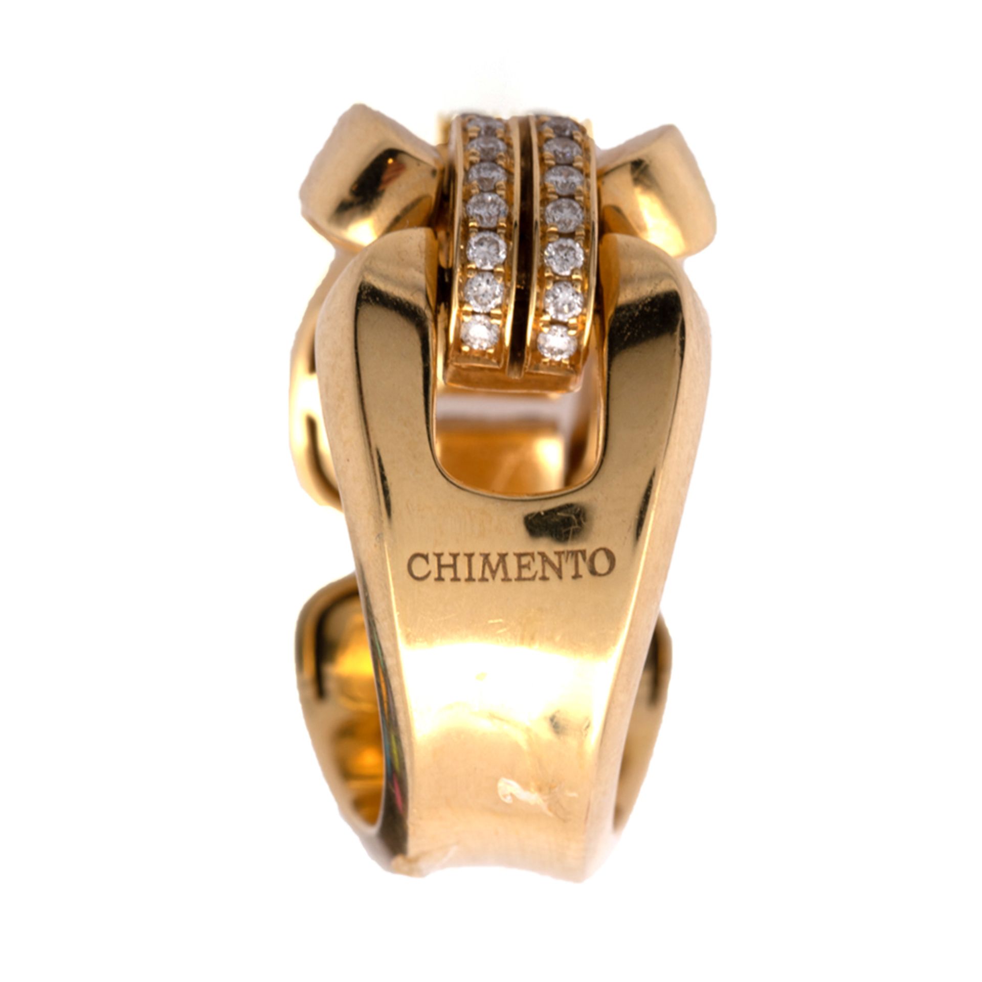 Chimento 18kt yellow gold and diamonds ring - Image 2 of 2