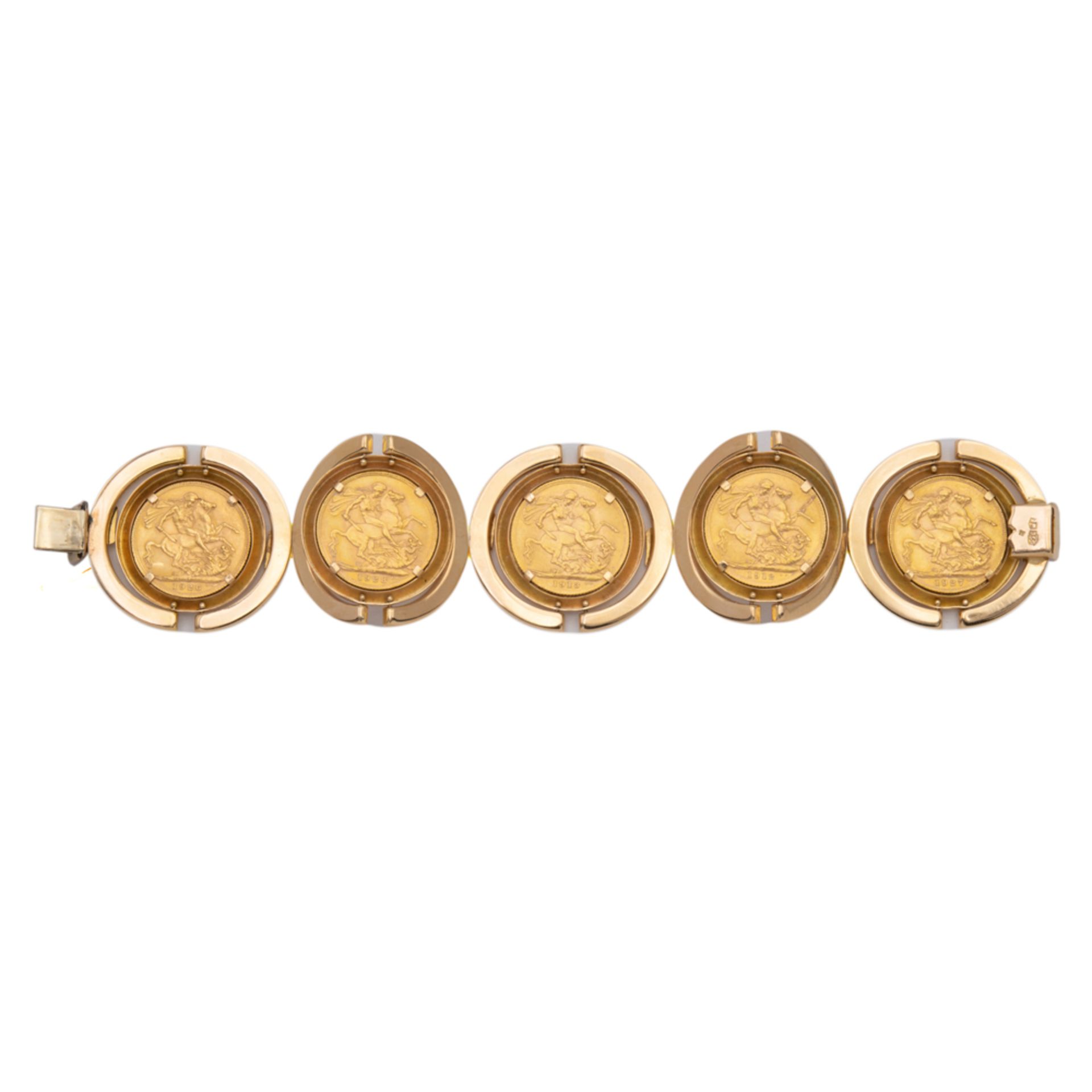 18kt yellow gold bracelet - Image 3 of 3