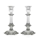 Baccarat, pair of candlesticks