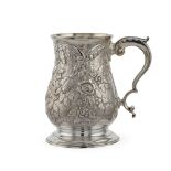 Silver and gilded silver mug