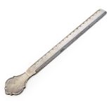 Silver metal Ruler