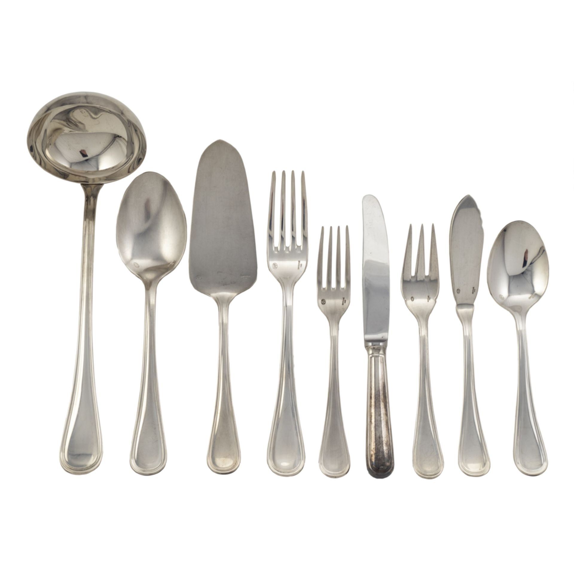 Sambonet, large cutlery set in stainless steel (465)