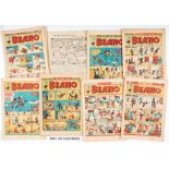 Beano (1951) 442-493. Complete year including No 452 1st Dennis The Menace [vg+], Easter Fun