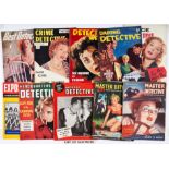 Detective Magazines (1950s) L. Miller/Streamline/Argus Press etc. 22 issues including Police