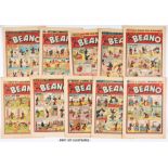 Beano (1958) 807-836, Jan 4 - Jul 26 unabridged run. First Jonah by Ken Reid [vg-/vg+] (30)