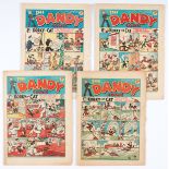 Dandy (1940) 135, 136, 138, 139. Propaganda war issues. With Addie and Hermy the Nasty Nazis. Bright