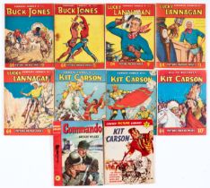 Cowboy Comics/Library (1950s-60s) 106, 109, 115, 121, 127, 137, 143, 245, 405 and Combat Library