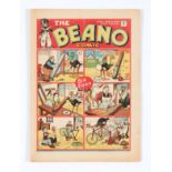 Beano 35 (1939). Bright covers, cream pages, small ¼ ins tape repair to interior cover tear [fn]