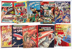 Adventures in Space (1950s-60s). Captain Miracle 1, 2, John Carter of Mars 1, Science Fiction