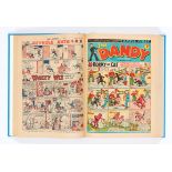 Dandy (1955) 684-736. Complete year in bound volume. Starring Korky, Desperate Dan, Shocker Jock and